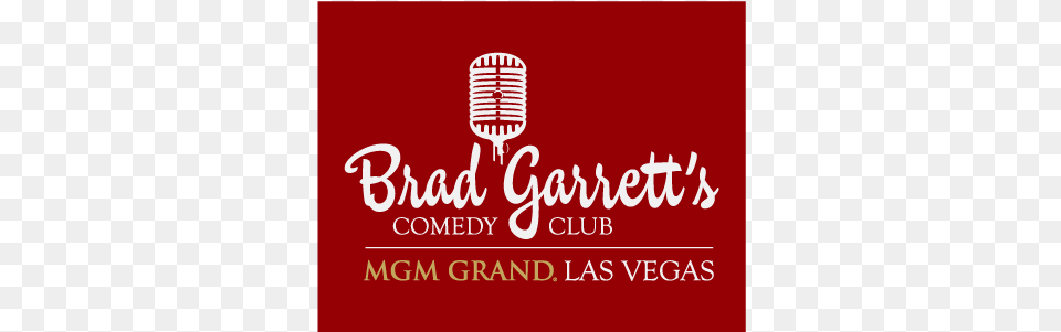 Brad Garrett Comedy Club Brad Garrett39s Transparent Comedy Club Logo, Electrical Device, Microphone, Advertisement Free Png Download