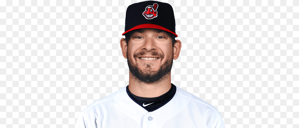 Brad Hand Cleveland Indians, Baseball Cap, Cap, Clothing, Person Free Png Download