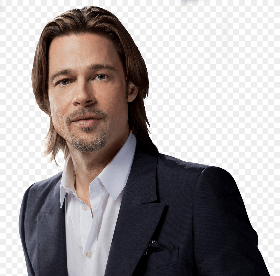 Brad Pitt, Accessories, Suit, Tie, Formal Wear Free Transparent Png