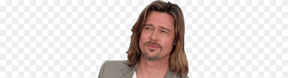 Brad Pitt, Portrait, Beard, Photography, Face Free Transparent Png