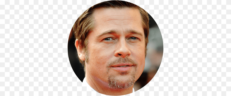 Brad Pitt, Adult, Beard, Face, Head Png