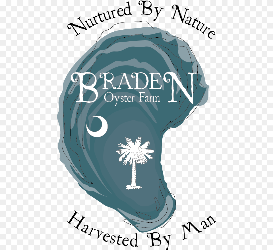 Braden Oyster Farm Logo South Carolina Palmetto Flag, Outdoors, Nature, Adult, Person Free Png Download