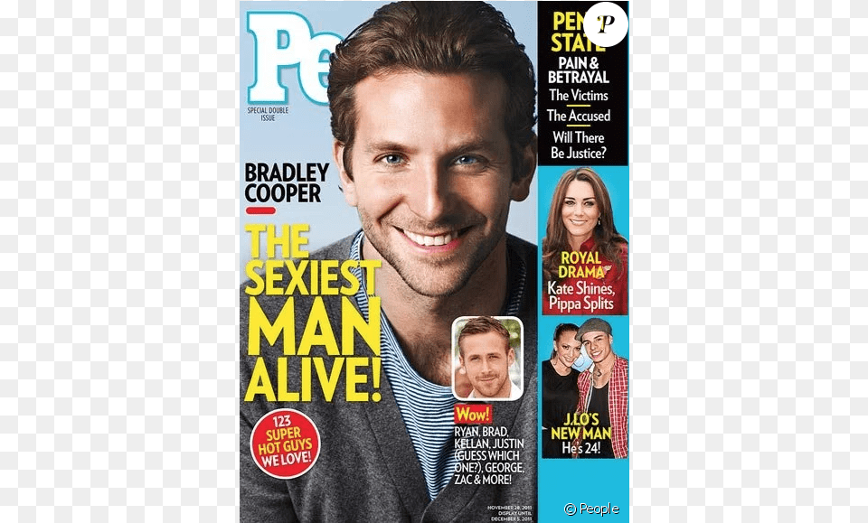 Bradley Cooper Est L39homme Le Plus Sexy De People39s Sexiest Man Alive Cover, Publication, Woman, Person, Male Free Png
