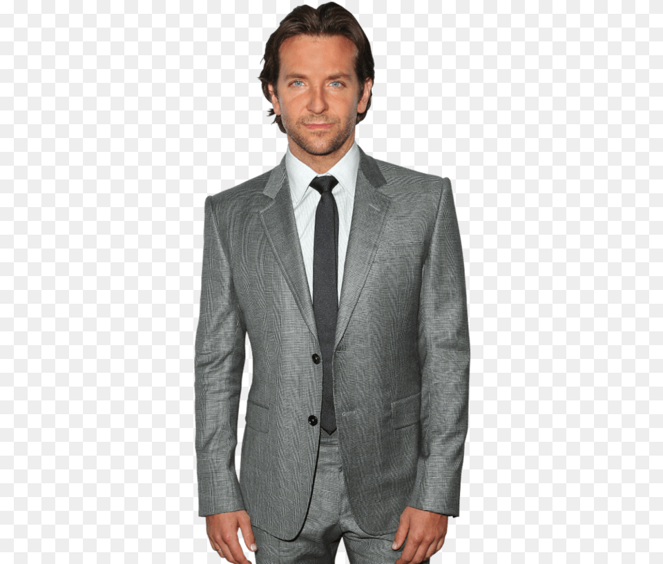 Bradley Cooper Grey Suit Bradley Cooper, Accessories, Tie, Blazer, Clothing Free Png