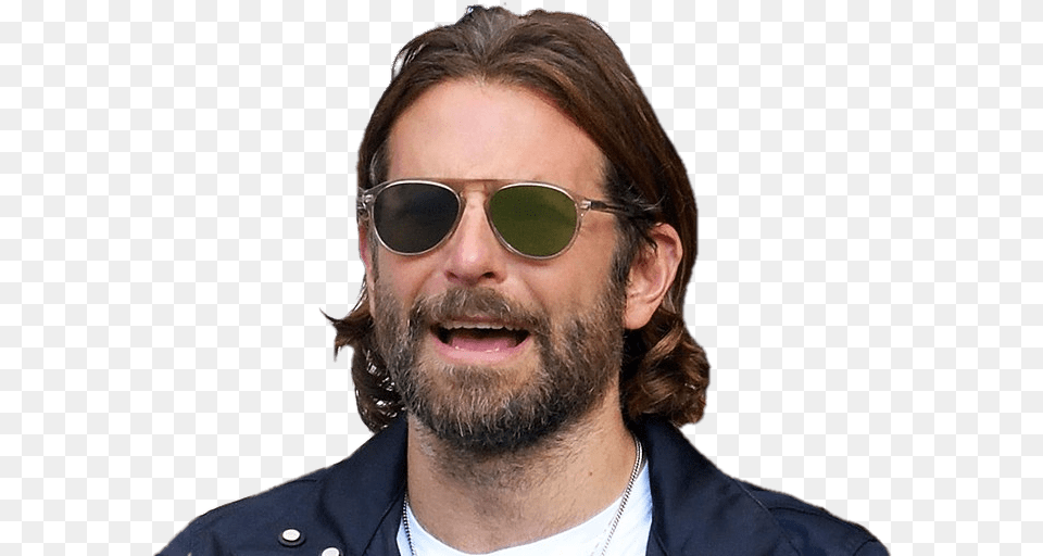 Bradley Cooper With Beard Bradley Cooper Hair 2019, Accessories, Adult, Face, Head Free Png Download