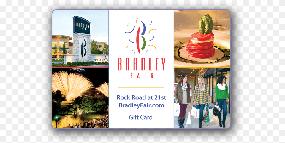 Bradley Fair Gift Card Gift Card, Advertisement, Poster, Person, Clothing Png Image