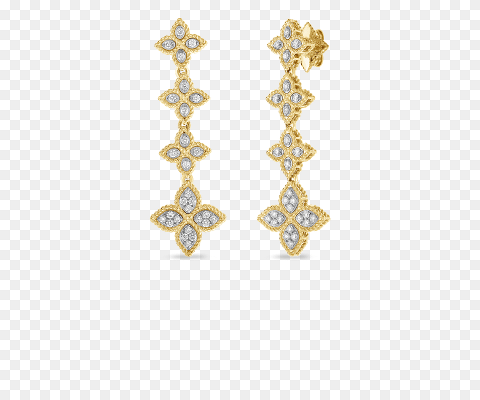 Bradley Gough Diamonds Roberto Coin Drop Earrings With Diamond, Accessories, Earring, Gemstone, Jewelry Png Image