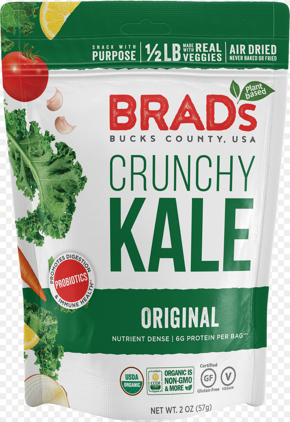 Brads Kale Chips Naked Free Png Download