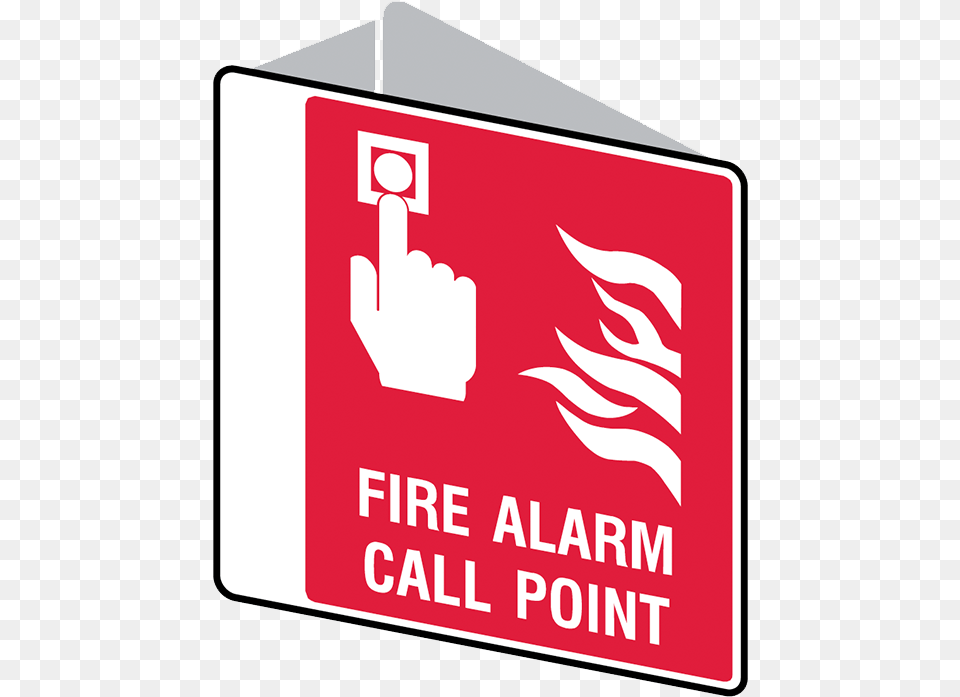 Brady Fire Equipment Signs Fire Extinguisher Double Sided, Sign, Symbol, First Aid, Body Part Free Png
