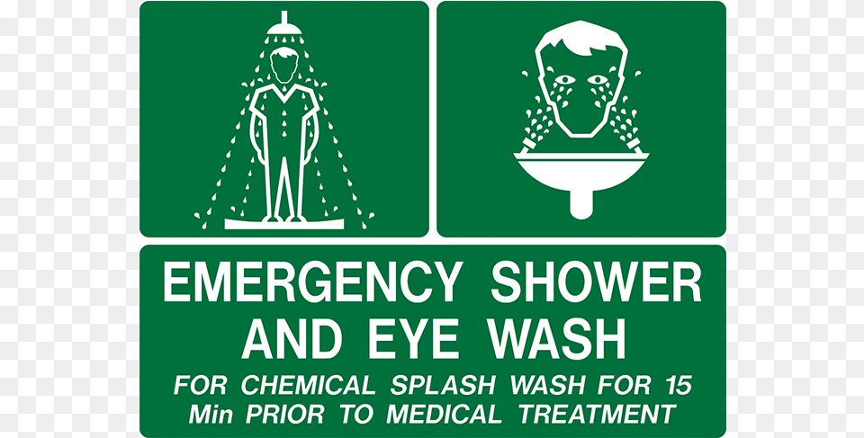 Brady First Aid Sign Range Emergency Shower And Eye Emergency Eye Wash And Shower, Advertisement, Poster, Architecture, Fountain Free Png Download