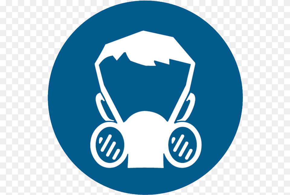 Brady Mandatory Pictograms Half Face Respirator Sign, Logo, Disk, Symbol Png