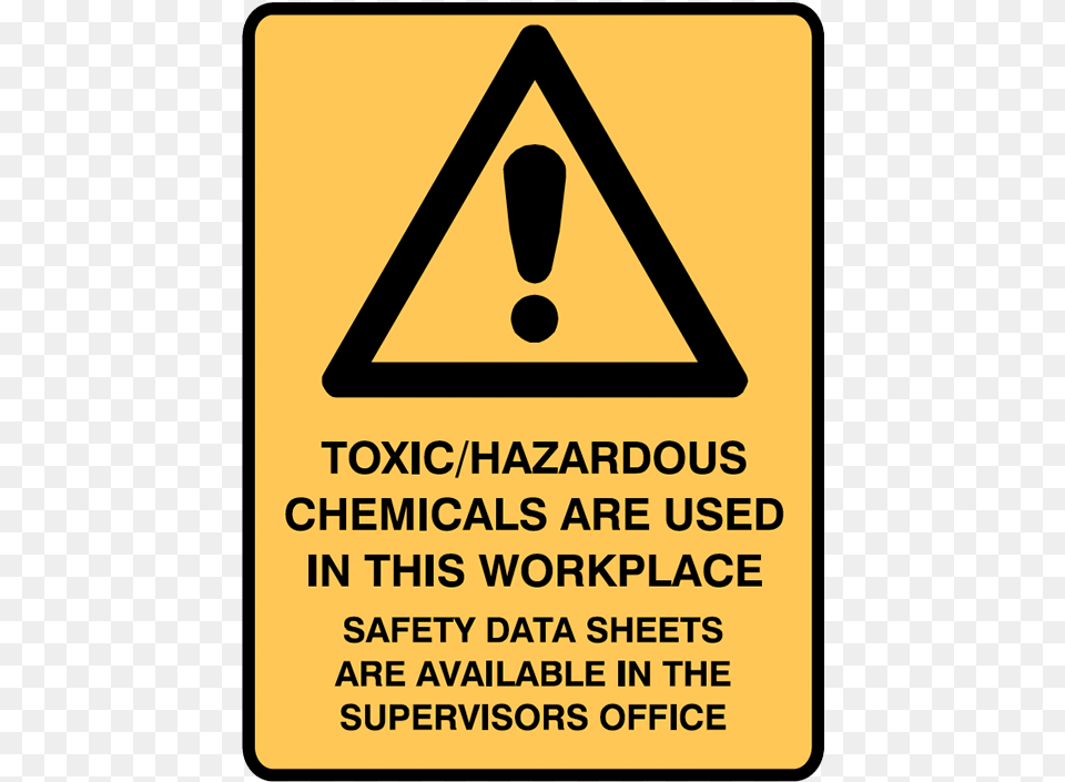 Brady Warning Signs Chemical Storage Cabinet Sign, Symbol, Road Sign Png