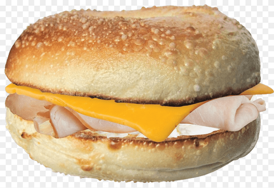 Bragel Ham And Cheese Ham Amp Cheese Bagel, Bread, Food, Burger Free Transparent Png