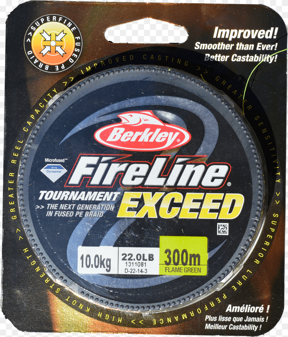 Braid 10 Kilo Fireline Exceed Tournament Fishing Line 300 Metres, Wristwatch, Coil, Machine, Rotor Png