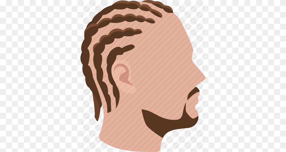 Braided Braids Cornrows Hair Hairstyle Mens Short Icon, Body Part, Face, Head, Neck Free Png