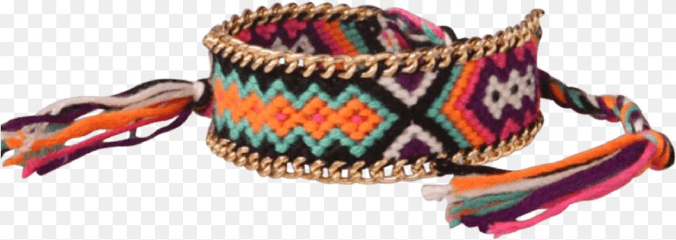 Braided Friendship Bracelet With Multi Colour Woven Coin Purse, Accessories Free Png Download