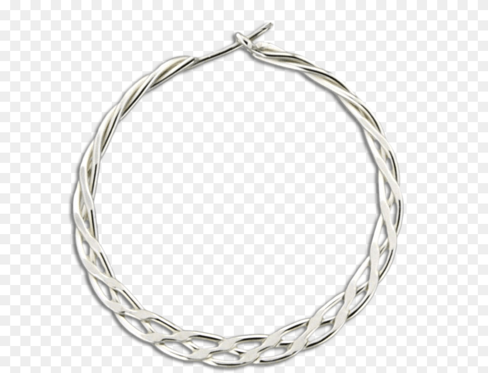 Braided Hoop Earrings Bracelet, Accessories, Jewelry, Necklace Free Transparent Png