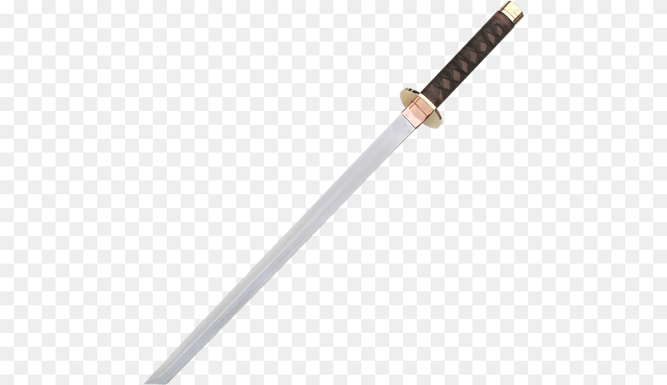 Braided Leather Ninja Short Sword, Weapon, Blade, Dagger, Knife Png