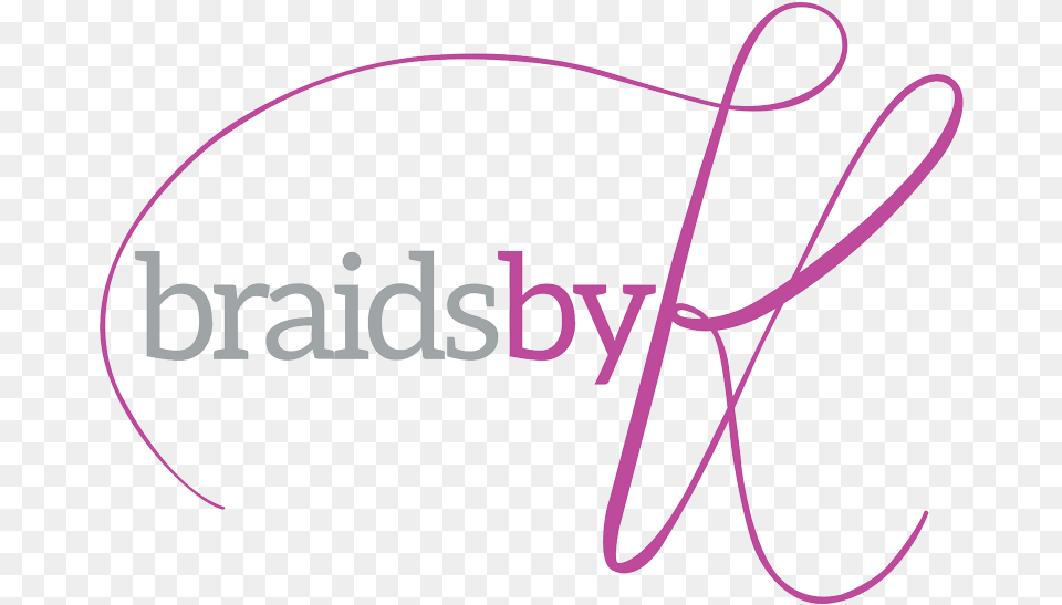 Braids By K Logo, Handwriting, Text, Bow, Weapon Free Png Download