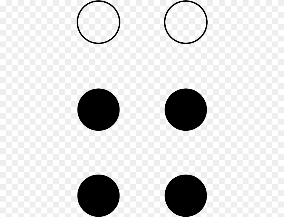 Braille Brackets, Gray Free Transparent Png