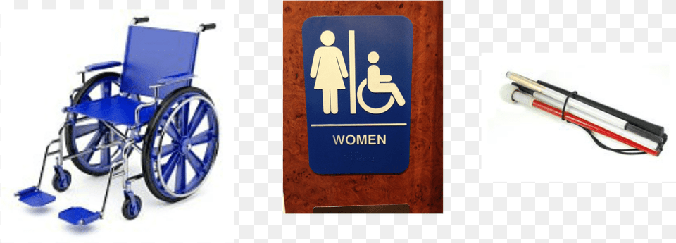 Braille Women Accessible Sign 6quot X9quot White, Chair, Furniture, Machine, Wheel Png