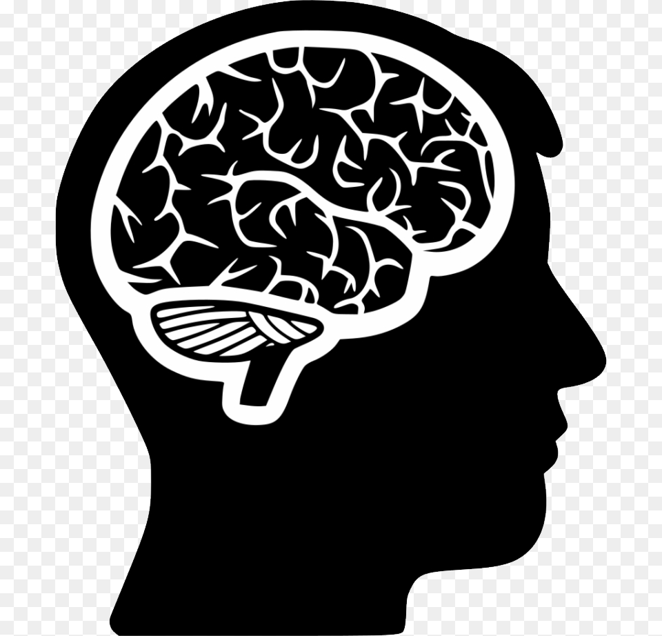 Brain, Stencil, Person, Neck, Head Free Transparent Png