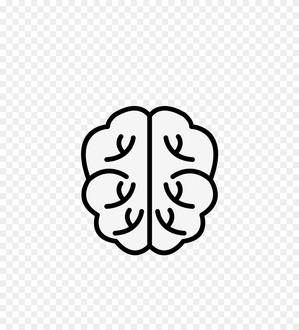 Brain, Stencil, Body Part, Hand, Person Free Transparent Png