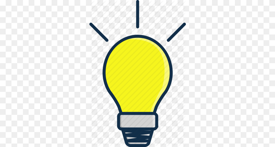 Brain Bright Bulb Idea Light Ligth Technology Icon, Lightbulb Png