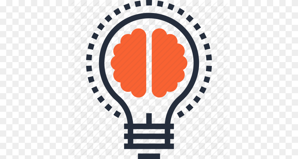 Brain Bulb Content Idea Imagination Light Marketing Icon, Body Part, Hand, Person, Lightbulb Free Png Download