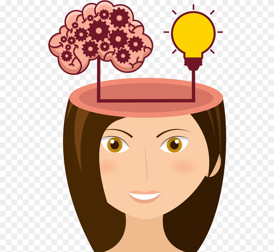 Brain Cerebrum Icon Brain Thinking Clipart, Face, Head, Person, Adult Free Png