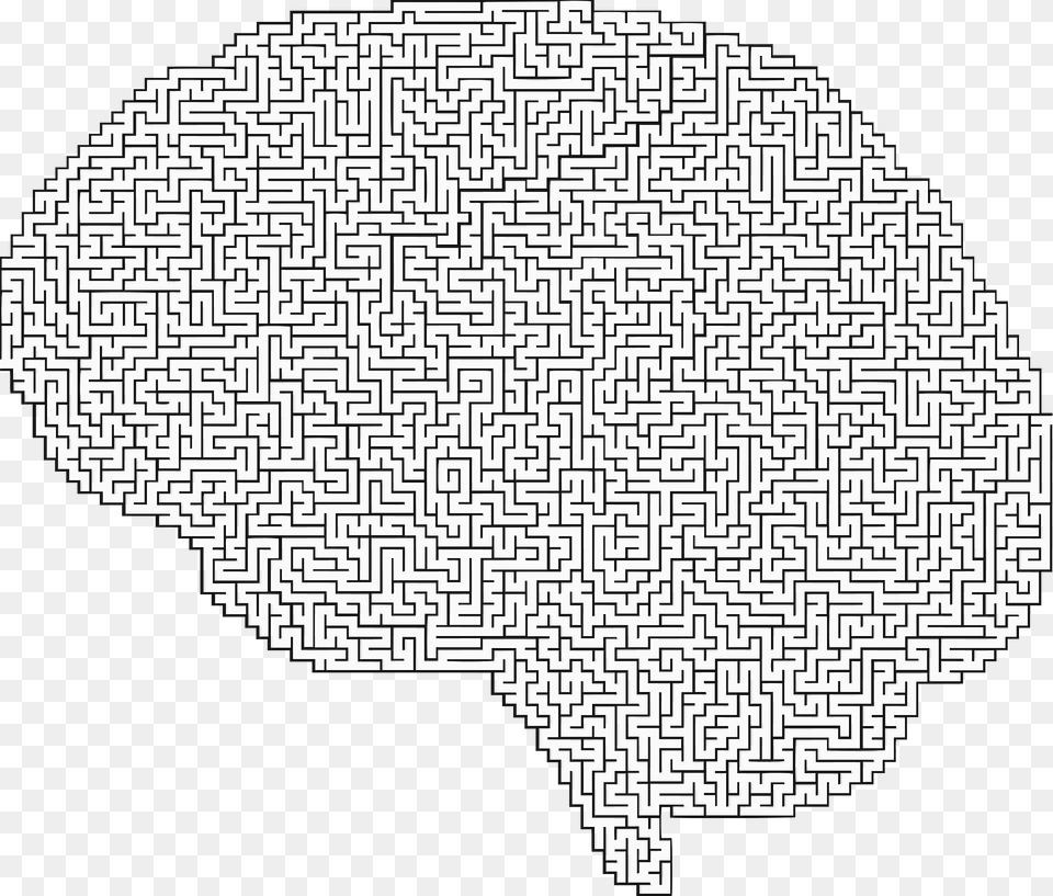 Brain Clipart, Maze, Qr Code Png