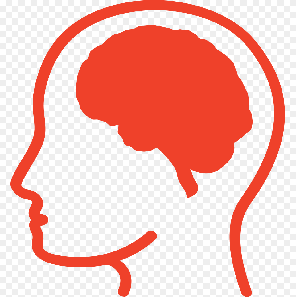 Brain Clipart Orange, Person Png