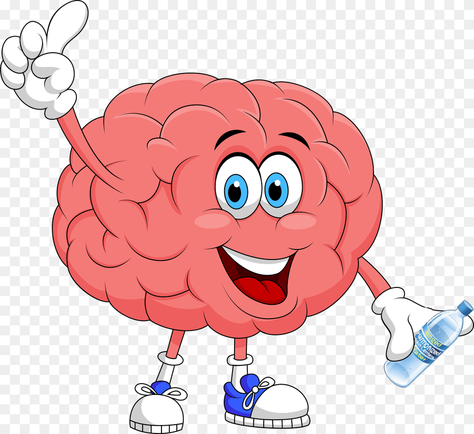 Brain Clipart Smart Brain Cartoon Images Of Brains, Dynamite, Weapon, Brush, Device Png Image