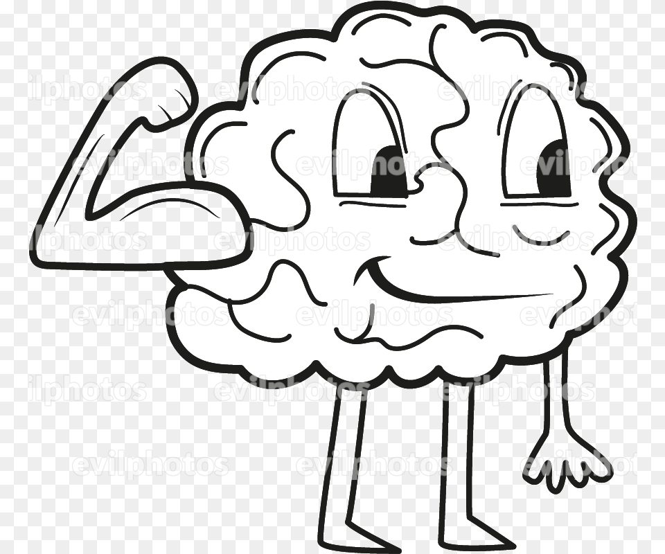 Brain Drawing Brain Drawing, Text Free Png Download