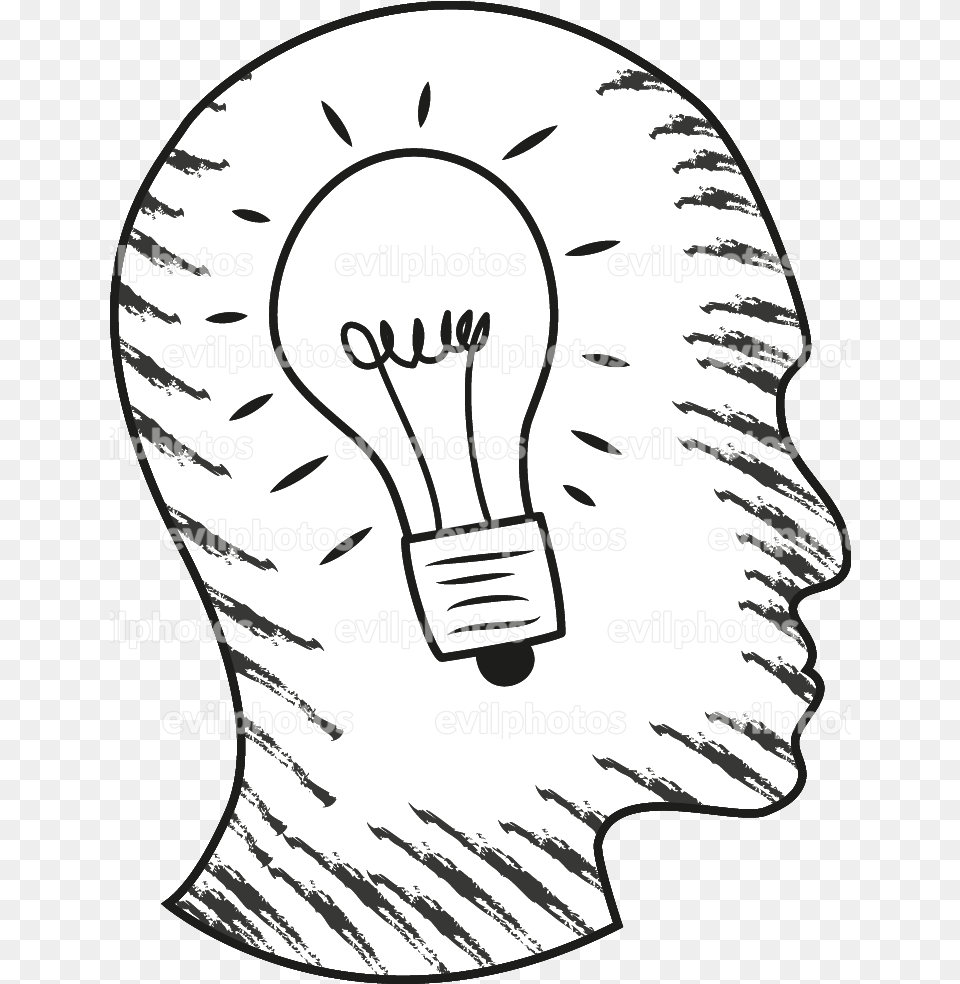 Brain Drawing Drawing White Background, Light, Lightbulb, Baby, Person Png Image