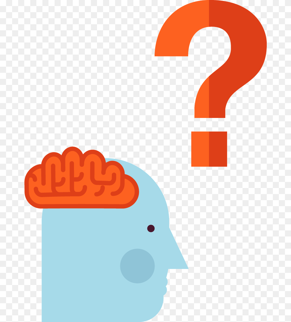 Brain Dude Question Mark Question Mark Brain, Text, Number, Symbol Free Png