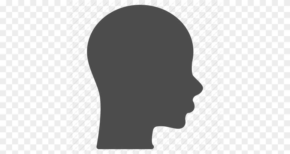 Brain Face Head Human Patient Head Profile Silhouette Icon, Person Png Image