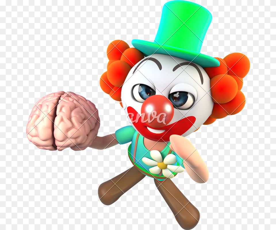 Brain Funny, Performer, Person, Clown, Face Png