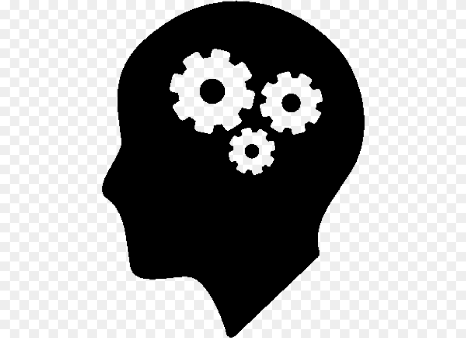 Brain Gear Mind, Gray Png