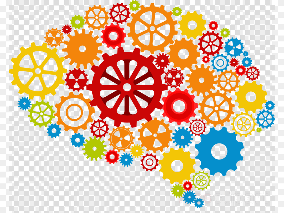 Brain Gears Clipart Brain Clip Art Aspie Adult Autism Throw Blanket, Graphics, Pattern, Machine, Wheel Png Image