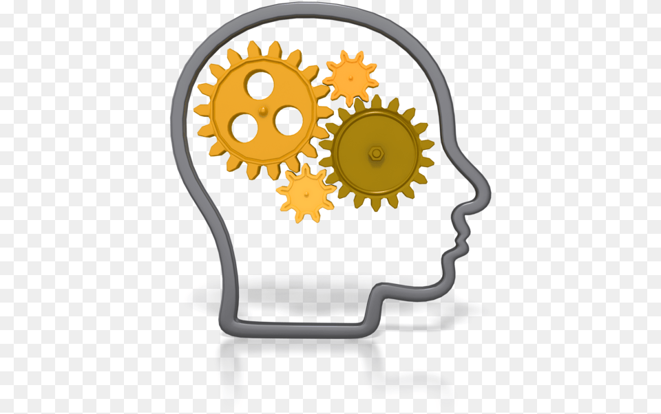 Brain Gears Icon Transparent Animated Gears, Machine, Gear, Animal, Reptile Png Image