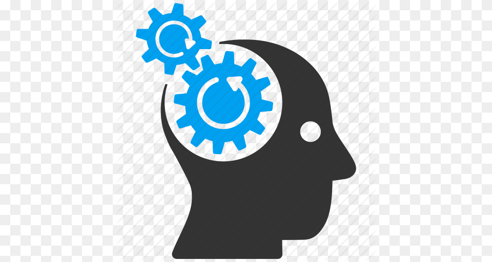 Brain Gears Intellect Memory Tools Psychology Rotation, Machine, Gear, Clothing, Hat Png