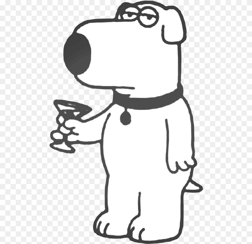 Brain Griffin Free Pic Cartoon Drawing Family Guy, Paper, Animal, Kangaroo, Mammal Png