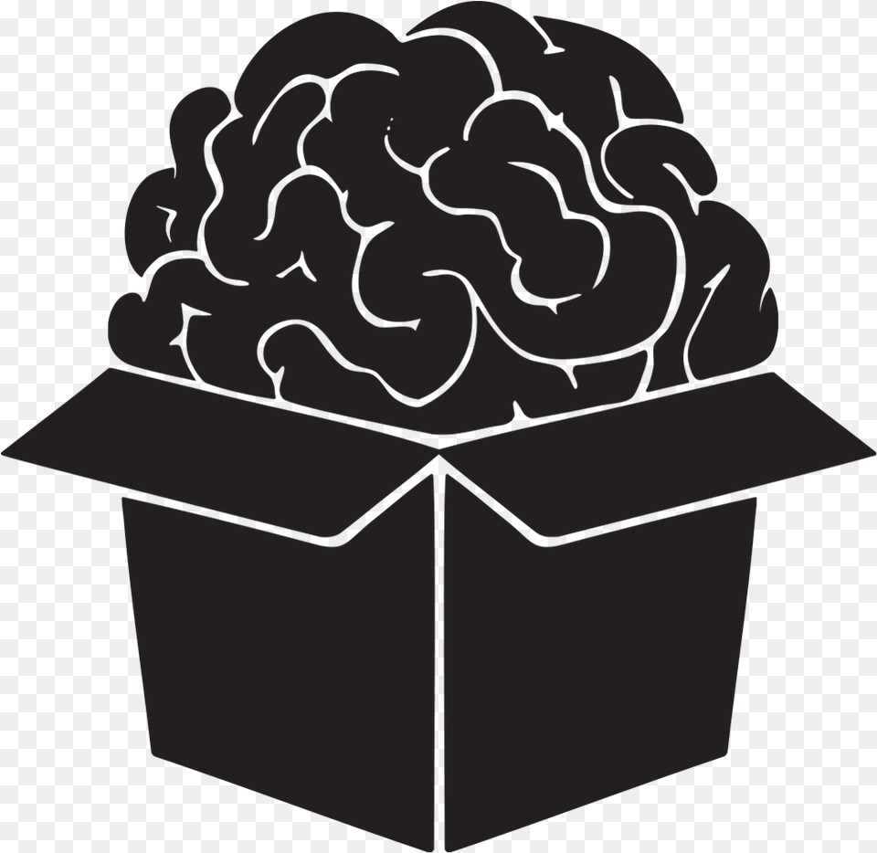 Brain Icon Brain Is A Black Box, Cardboard, Carton Png