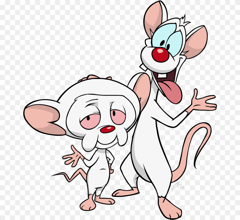 Brain Pinky And The Icon Pinky And The Brain, Cartoon, Baby, Person, Face Free Png Download