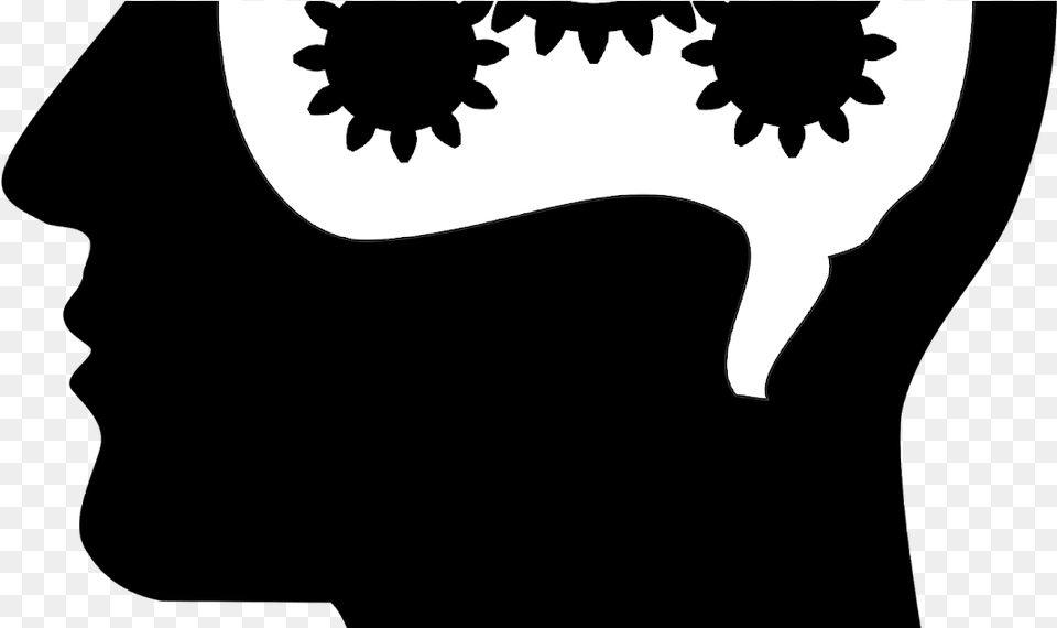 Brain Thinking Clipart Thinking Clipart Black And White, Stencil, Animal, Reptile, Sea Life Free Png
