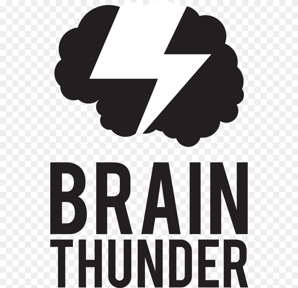 Brain Thunder Logo For Systems Alliance By O Postrophy Poster, Person, Text Png Image