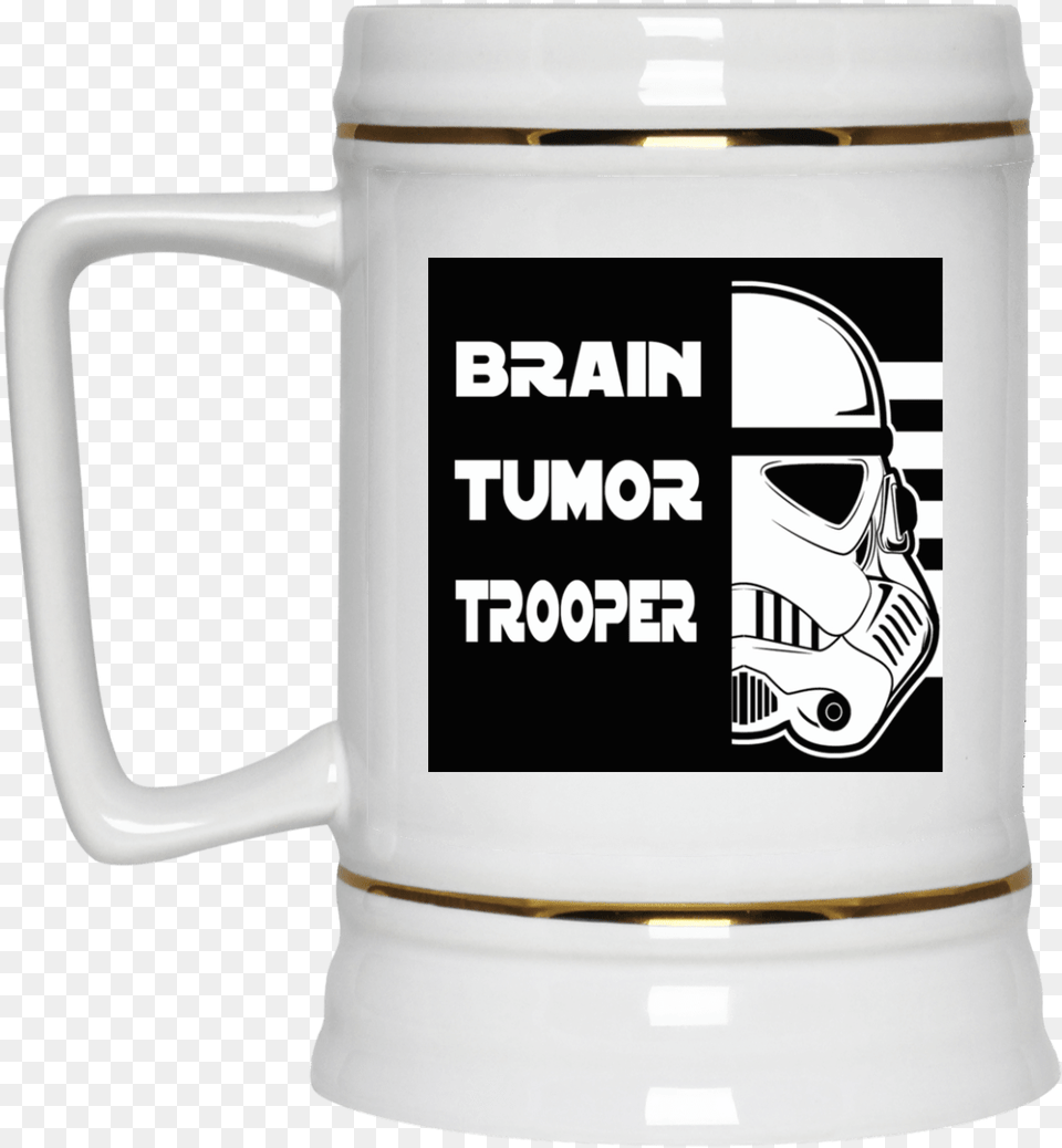 Brain Tumor Trooper Beer Stein, Cup, Baby, Person Png Image