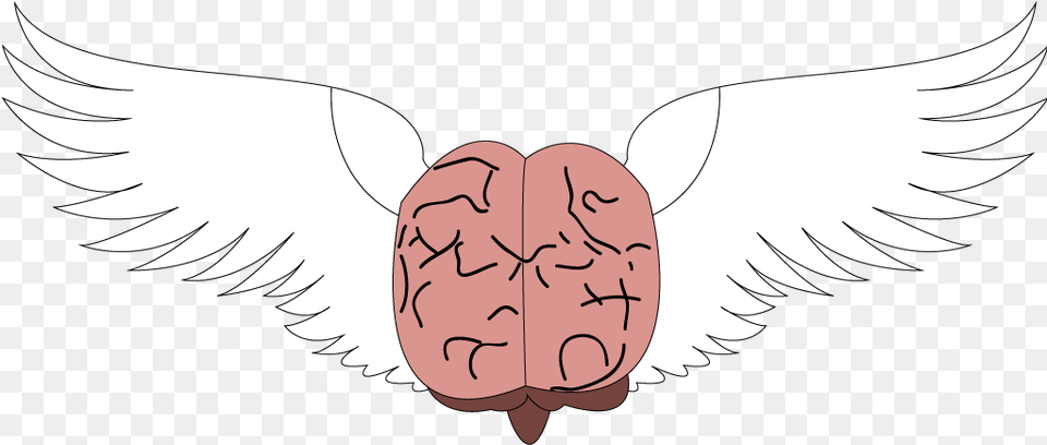 Brain With Wings Cerebro Alado Your Brain Finding Freedom Of Thought, Body Part, Hand, Person, Face Png