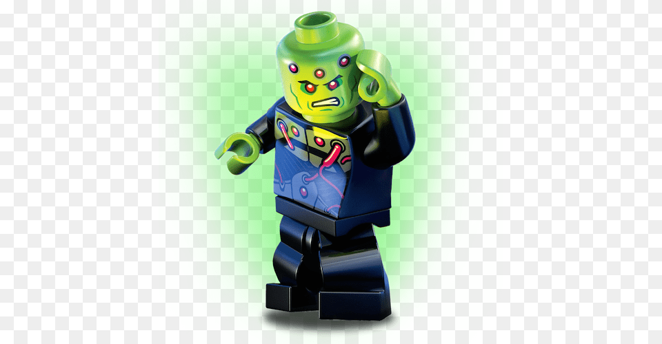 Brainiac Superman 2011 36 B Lego Variant, Robot, Toy, Green Png